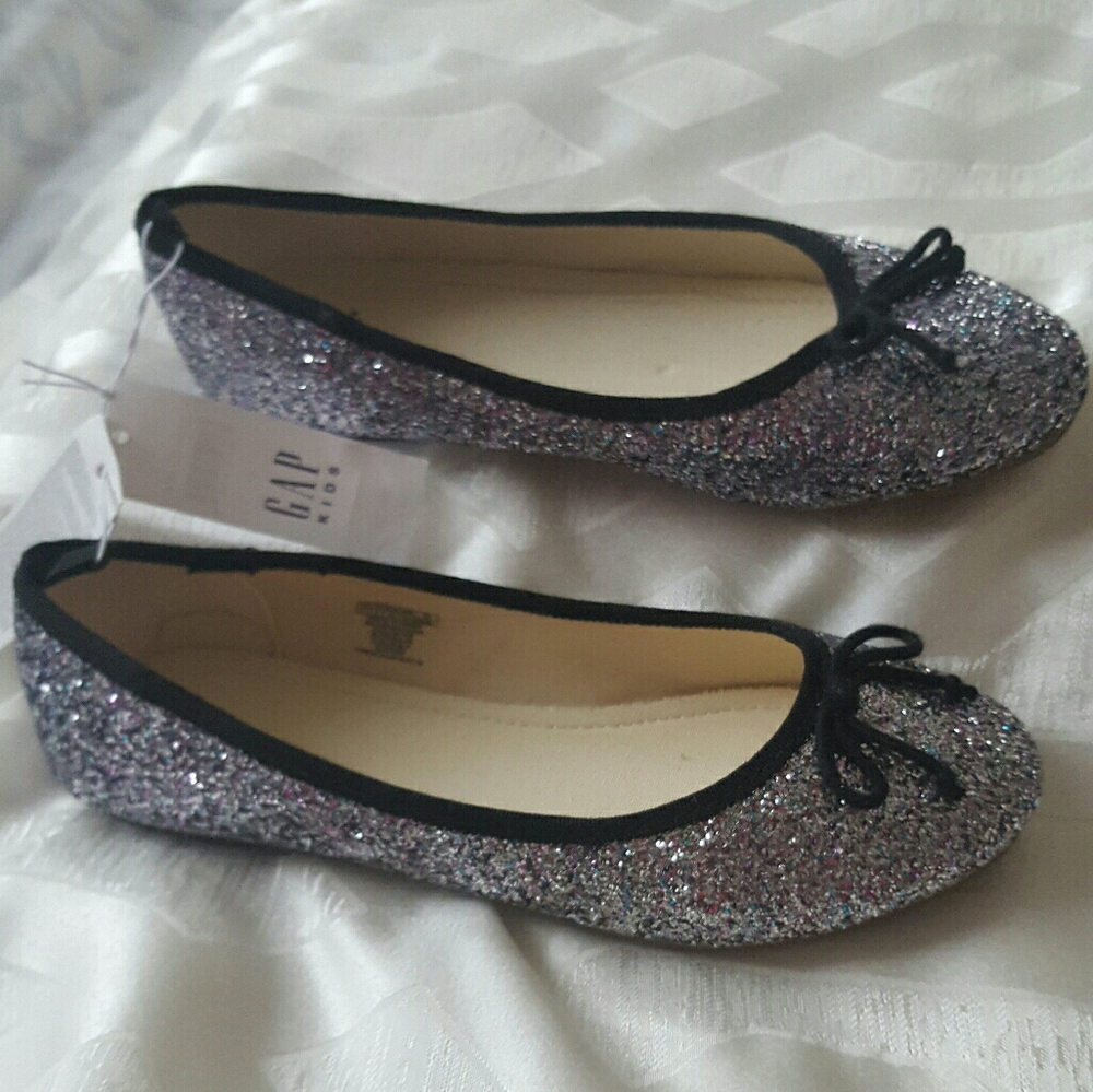 GAP Kids Girls Glitter Flats